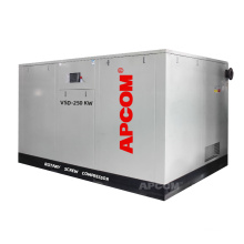 APCOM Factory Heavy Duty 335 hp 250 kw 1550 cfm aircompressor 335HP 250KW electric lubricated screw air compressor
